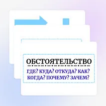 Наглядный материал на доску «Члены предложения» по русскому языку 4 класс.