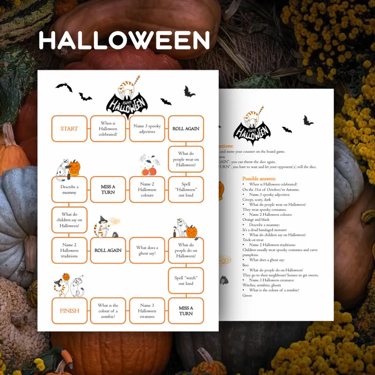 Halloween, board game