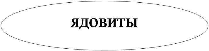 Овал: ядовиты
