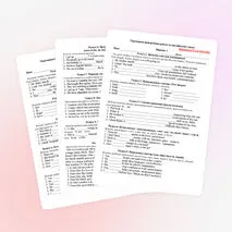 Комплект «Переходная проверочная работа по английскому языку» (2-9 классы)