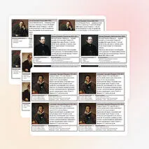 Карточки - вклейки биографий писателей и поэтов по литературному чтению начальной школы.