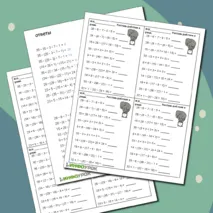 Карточки-пятиминутки по математике 