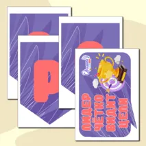 Оформление «Орлята России» (речевые облачка Орленок-лидер, растяжка). Трек «Орлёнок-лидер»