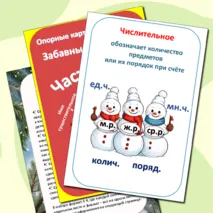 Опорные карточки-памятки 