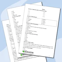 Рабочий лист по теме «School Subjects. Школьные предметы»