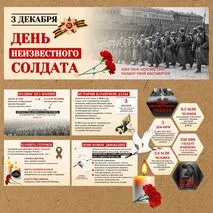 Оформление ко Дню Неизвестного Солдата «День Неизвестного Солдата»