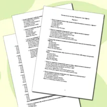 Природные зоны Африки. Тест с ответами. 2 варианта. География