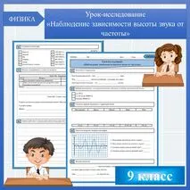 Урок-исследование «Наблюдение зависимости высоты звука от частоты»