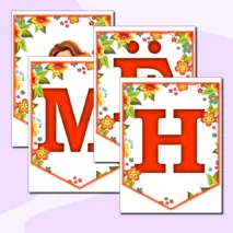 С днём Матери. День Матери. Растяжка +речевые облачка. Растяжка 