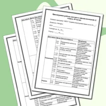 Циклограмма работы методиста школы на неделю (1 ставка). Подробная.