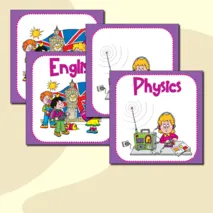 School subjects Школьные предметы Дидактические карточки на английском языке