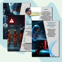 Россия индустриальная: атомная промышленность. Профессии. Листы для оформления.
